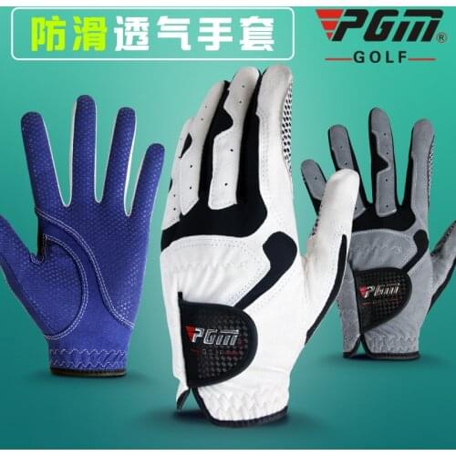 Golf Gloves Male Slip-resistant Granules Microfiber Cloth Gloves Free Shipping