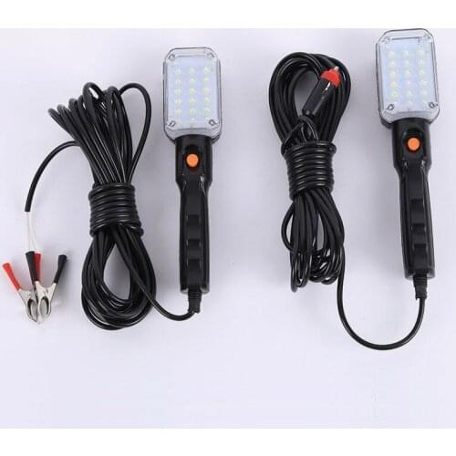 Wired LED Light Floodlight Portable Lamp Handheld Work Light Magnetic Flashlight Worklight For Garage Camping