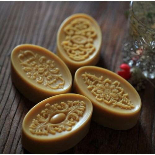 Silicone soap molds Flower Mold 4 styles 3D Soap Mold Craft Art silicone Molds DIY Handmade Candle Moulds PRZY