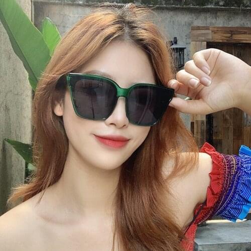 RunBird Womens Sunglasses Men Big Frame Sun Glasses 2021 Luxury Brand Fashion Eyeglasses Ladies Cat Eye Eyewear 5527