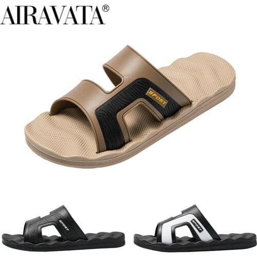 Newbeads Slippers and Sandals Beach Summer Mens Shoes Womens Shoes Solid Color Youth Trend Household Daily Flip Flops 39-49