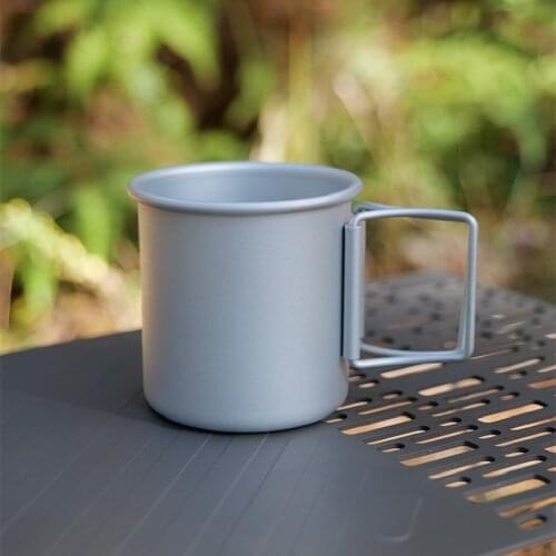 Camping Aluminum Cup Outdoor Mug Tourism Light Weight Tableware Picnic Cooking Equipment Tourist Coffee Drink Trekking Hiking