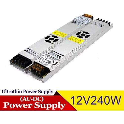 Ultrathin Power Supply DC12V 72W 100W 120W 150W 180w 200W 250W 300W 350W 360W 400W LED Driver Transformers For box Light cctv