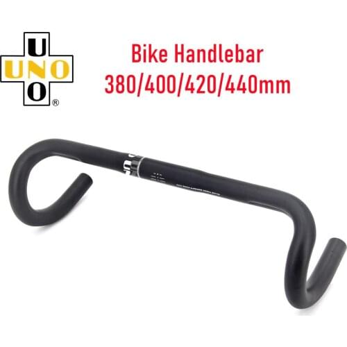 UNO Ultralight Bicycle Bent Handlebar Road Bike Handlebar 31.8x380/400/420/440mm Bike Accessories Parst