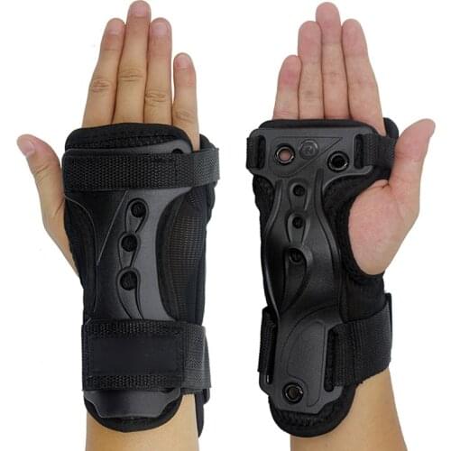 1 Pair Adjustable Wrist Guards Support Ski Protective Gear Glove Winter Warm Snowboard Gloves Cycling Gloves Guard Pad Brace