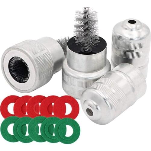 10Pcs Battery Terminal Anti Corrosion Washers Protector Fiber Cleaning Brush-2Pcs for Car Marine Boat RV