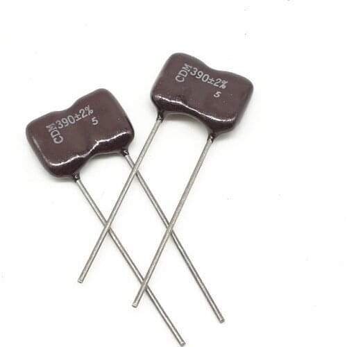 2pcs Original CDM CD19FD391G03 500V 390PF Precision 2% Silver Mica Capacitor
