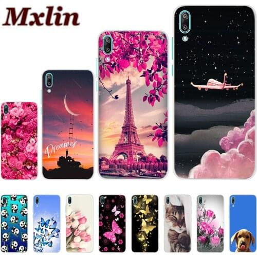 3D Cartoon Case For Huawei Y7 Pro 2019 Case Lovely Coque Soft TPU Silicone Cover For Huawei Y7Pro Y7 Pro 2019 Bumper Phone Cases