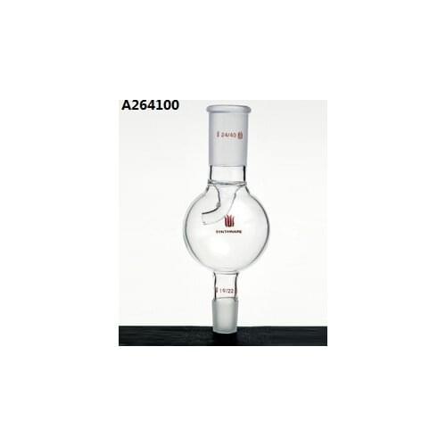 A264100 :synthware, Adapter, Distilling Trap, Upper Joint:24/40, Lower Joint:24/40, Capacity:100ml