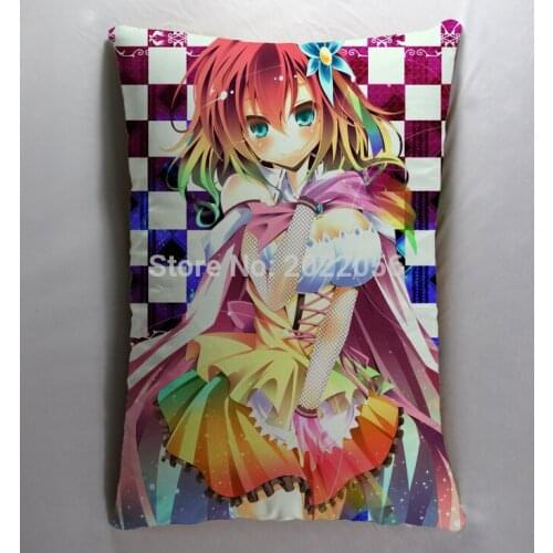 Anime Manga NO GAME NO LIFE The Game Of Life 40*60cm Pillow Case Cover Seat Bedding Cushion 005