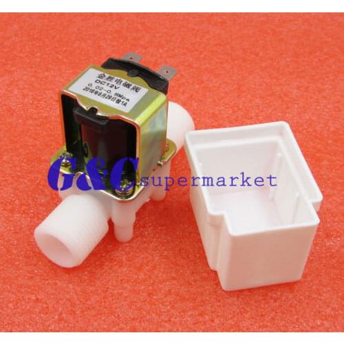 DC 12V N/C 1/2" Electric Solenoid Valve Magnetic dc 12v Water Air Inlet Flow Switch solenoid valve 1/2 diy electronics