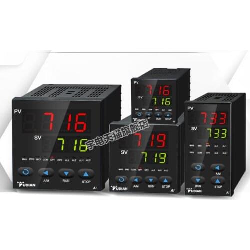 Yudian temperature control meter YUDIAN digital display intelligent PID temperature controller switch AI-716/719/733 AI-719PD2 A