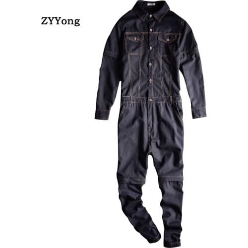 ZYYong Summer Mens Detachable Sleeve Short Jumpsuits Joggers Two way overalls Black Purple Fashion Hip-Hop Loose Mens Trousers