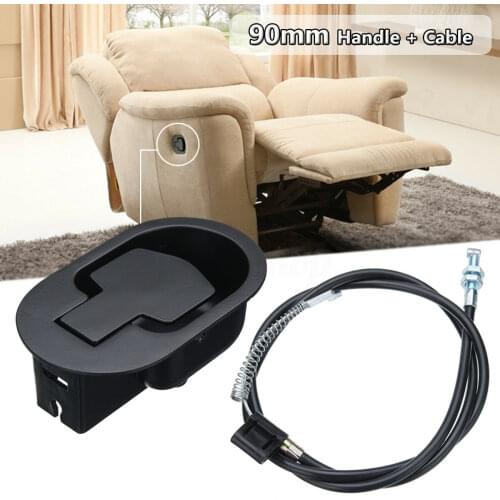 Metal Recliner Handle with Cable Universal Recliner Replacement Parts Sofa Chair Couch Release Lever Pull Handle Tools