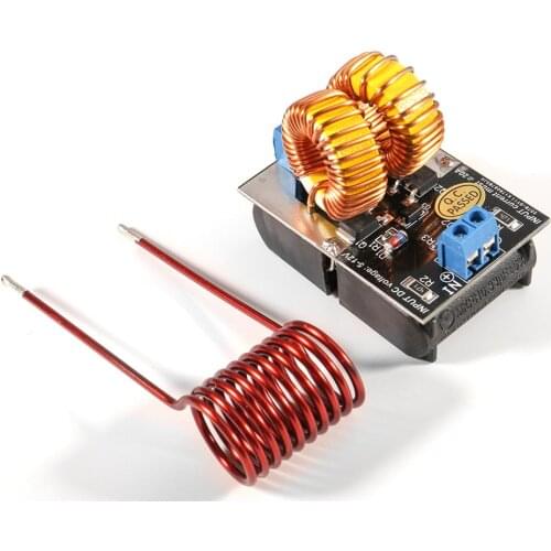 Heating Power Supply Module 5v - 12v ZVS Driver Module 5V-12V ZVS Low Voltage Induction Heating Board and Heating Coil