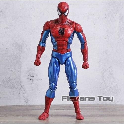 Avengers Spiderman Super Hero Iron Spider PVC Action Figure Collectible Model Toy Doll