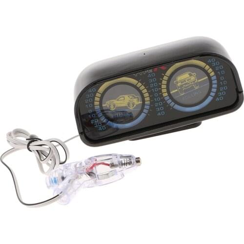 Perfeclan Off-Road Car New Double Incline Land Meter Inclinometer Dash Board