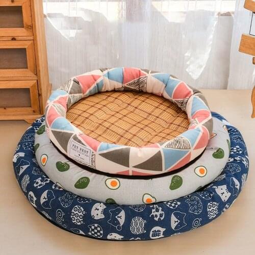 Summer Dog Cooling Mat Ice Pad Dog Sleeping Mats Cloth Blanket Small Dog Keeping Cool Sleeping Blanket Cushion Pad For Home