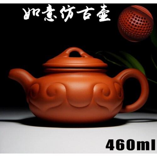 Genuine Ceramic Yixing Teapot Handmade Chinese Clay Teapots Set 460ml Zisha Porcelain Pottery Kung Fu Coffee Sets Gift Packing