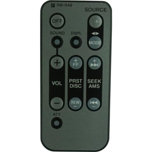 Remote Control For Sony RM-X49 RM-X4S XR-C8220 RM-X45 XR-C5120 XR-4890 RM-X45RF RM-X33 XR-C900 FM/AM Cassette Car Stereo System