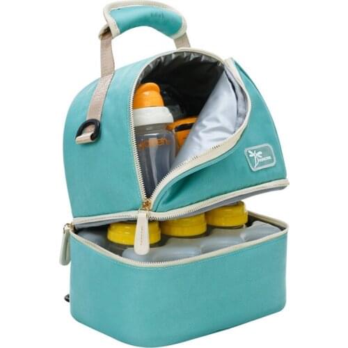 Diaper Bag Backpack Mommy Bag Bottle Insulation Thermal Multi-functional Waterproof Travel Mommy Backpack Stylish and Durable