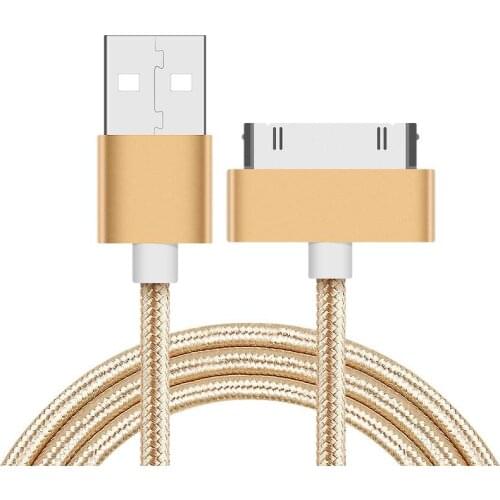 1M 2M USB Cable Fast Charging for iPhone 4 4s 3GS 3G iPad 1 2 3 iPod Nano touch 30 Pin Original Charger Adapter Data Sync Cord