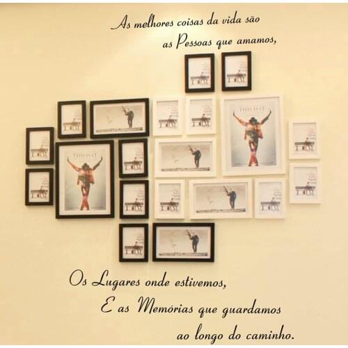 Photos Display Wall Decoration The Best Things About Memories Of Portugal Wall Decal Home Living Room Vinyl Wall Stickers AZ388