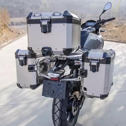 Rear Luggage Box Tail Boot Case Trunk Side Saddlebag w/ Inner Container Mount Support Bracket for BMW G310 GS