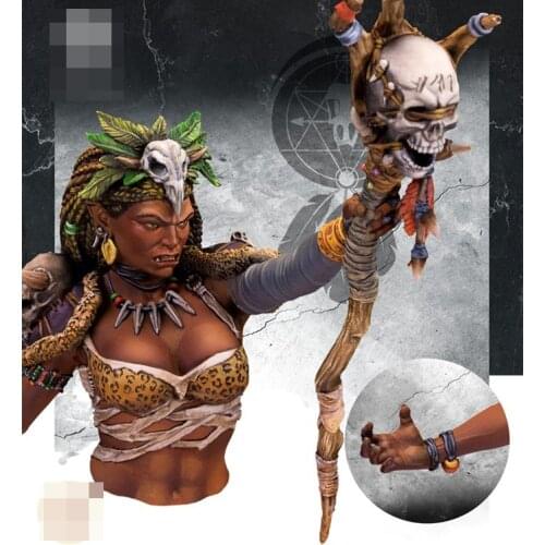 1/12 ARUK'HA Witch, Resin Model Bust GK, Movie theme, Unassembled and unpainted kit