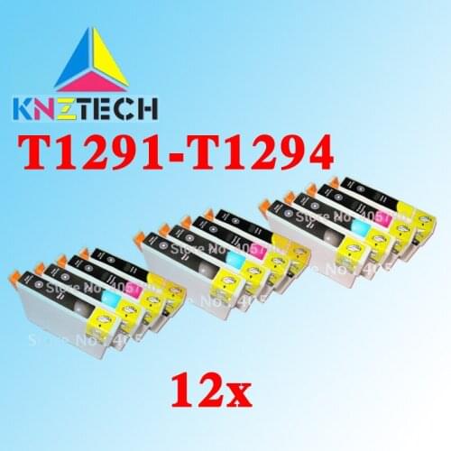 12pcs T1291-T1294 ink cartridges compatible for BX305F/BX305FW/BX525WD/BX625FWD