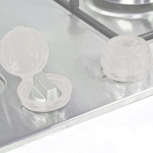Children Safety Care Kitchen Accessory 2 Pcs/Lot Baby Gas Stove Switch Cover Locks Transparent Safe Protection Cooker Knob Cover