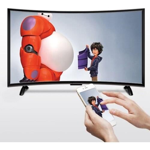 50 60‘’ inch android smart wifi TV curved screen TV DVB-T2 S2 led television tv