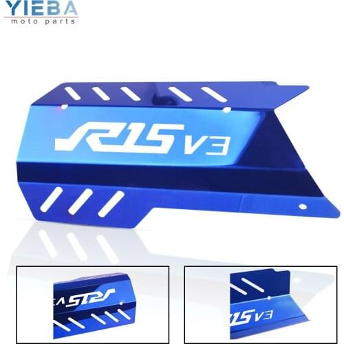 Motorcycle Accessories For Yamaha YZF R15 V3 2017-2020 YZFR15 YZF-R15 2018 2019 17 Exhaust Pipe Crash Protector Protection Cover