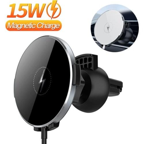 15W Qi Wireless Charger Pad Mobile Phone Magnetic Charge Adapter Fast Charging Station For iPhone 12 Pro Max Xiaomi 11 Huawei