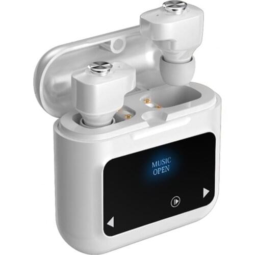 Mini Portable HiFi Wireless In-ear Earphones Bluetooth5.0 Headsets MP3 Player Support TF Card Touch Control for Sports N18