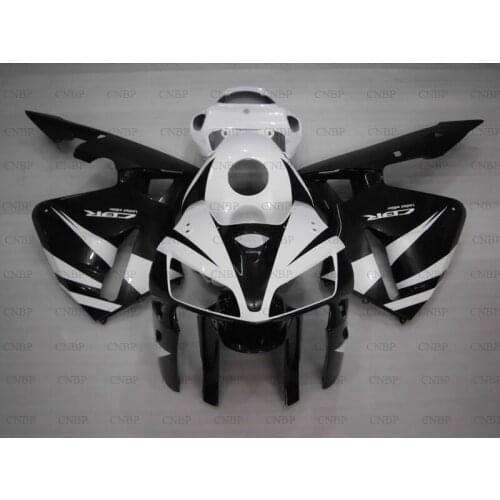 CBR 600 RR 2005 - 2006 Fairings CBR 600 RR 2006 Bodywork CBR 600 RR 05 Matter Black Black White Fairings