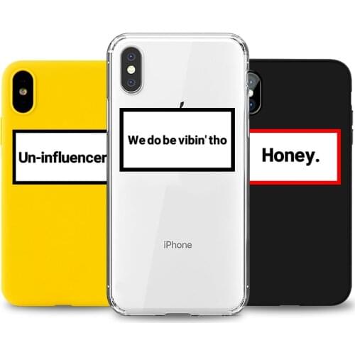 Letter Phone Cases for iPhone 12 11 Pro 8 7 6s Plus X XS MAX XR Fashion Cool Soft Silicone TPU Case Fitted Back Covers Shell