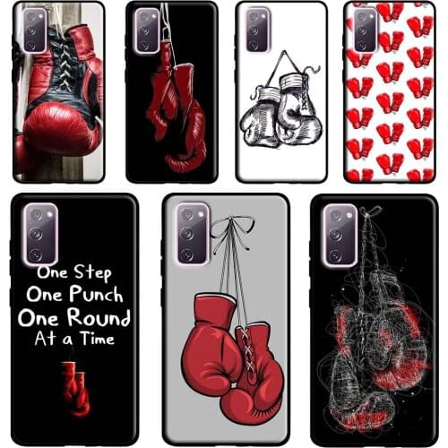 Boxing Gloves Case For Samsung Galaxy S20 FE S21 Ultra Note 20 Note 9 10 S10e S8 S9 S10 Plus Phone Cover