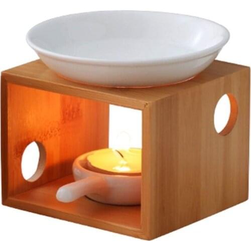 European Oil Furnace Aroma Burner Mosaic Colorful Candle Holder Candlestick Vase Romantic Crafts Gifts Home Decoration