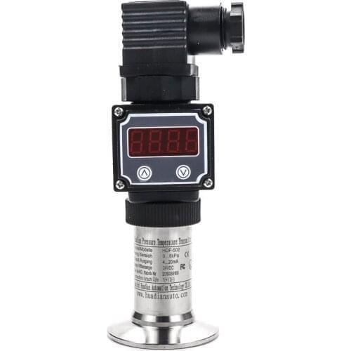 Hygienic type Thin Film Flat Sanitary Flush Membrane Pressure Sensor 4-20ma for Food & Medicine application