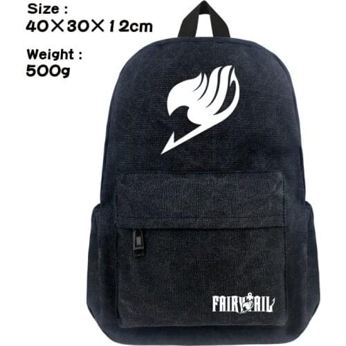 IVYYE Fairy Tail Fashion Canvas Backpacks Rucksacks Cartoon School Backpack Casual student Bags travel Knapsack Unisex New