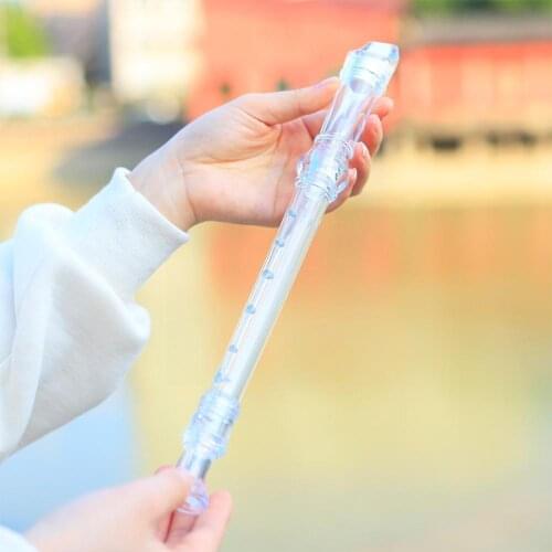 ABS Flute Clarinet Recorder Soprano Long Flute Baroque Accessories Fingering Musical Recorder Supplies Flute Instrument D2Y2