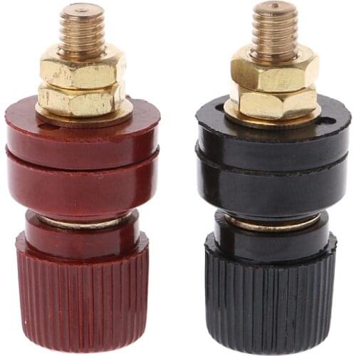 BGEKTOTH 1 Pair 333 Terminal 6mm Screw M6 Power Supply Terminals Binding Post