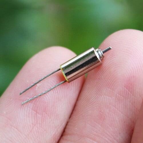 Mini 4*8 Coreless Motor 0408 Hollow Cup Motor Electric DC 3.7V Ultra-micro NdFeB Magnetic Small Motor with 2 Hard Pins 60000RPM