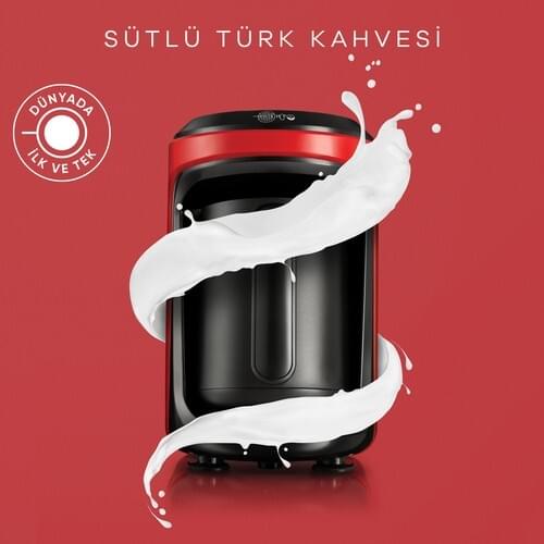 Roe Sake Hüps Milky Turkish Coffee Machine Red