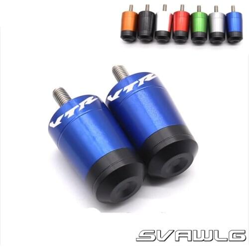 Motorcycle Accessories 7/8'' 22MM Handlebar Grips Handle Bar Cap End Plugs For Honda VTR1000F / FIRESTORM VTR 1000 F 1998-2005