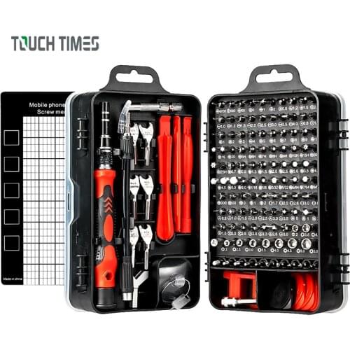 135 138 IN 1 Multifunctional Precision Screwdriver Set For PC iPhone Samsung Xiaomi With 110 Mini Bits Repair Tool Kit