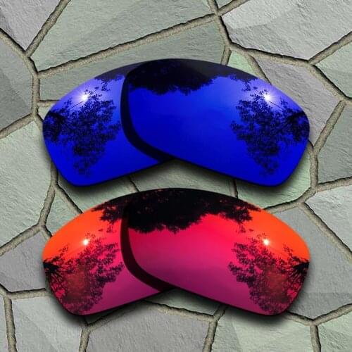 Violet Blue&Violet Red Sunglasses Polarized Replacement Lenses for Oakley Hijinx