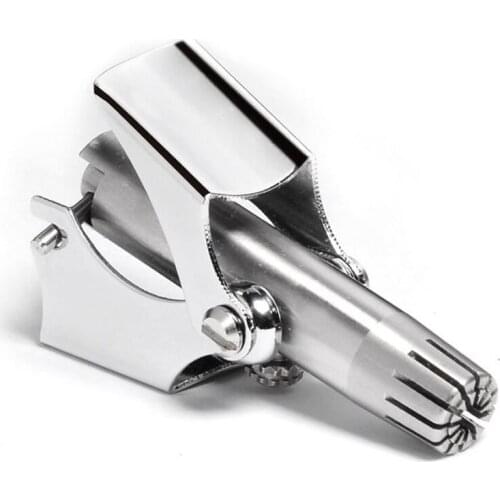 Nose Hair Trimmer For Men Waterproof Painless Stainless Steel Manual Trimmer for Nose Vibrissa Razor Shaver Washable Trimmer