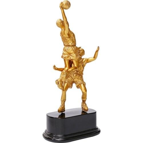 28 cm High, Basket Ball Champion Cup Award Trophy, Resin, Gold Plated Award Trophy, Gift for Fan